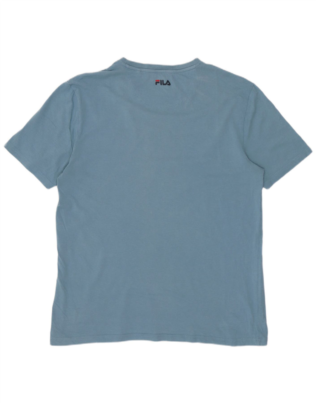 FILA T-Shirt Graphique Homme Grand Bleu Coton