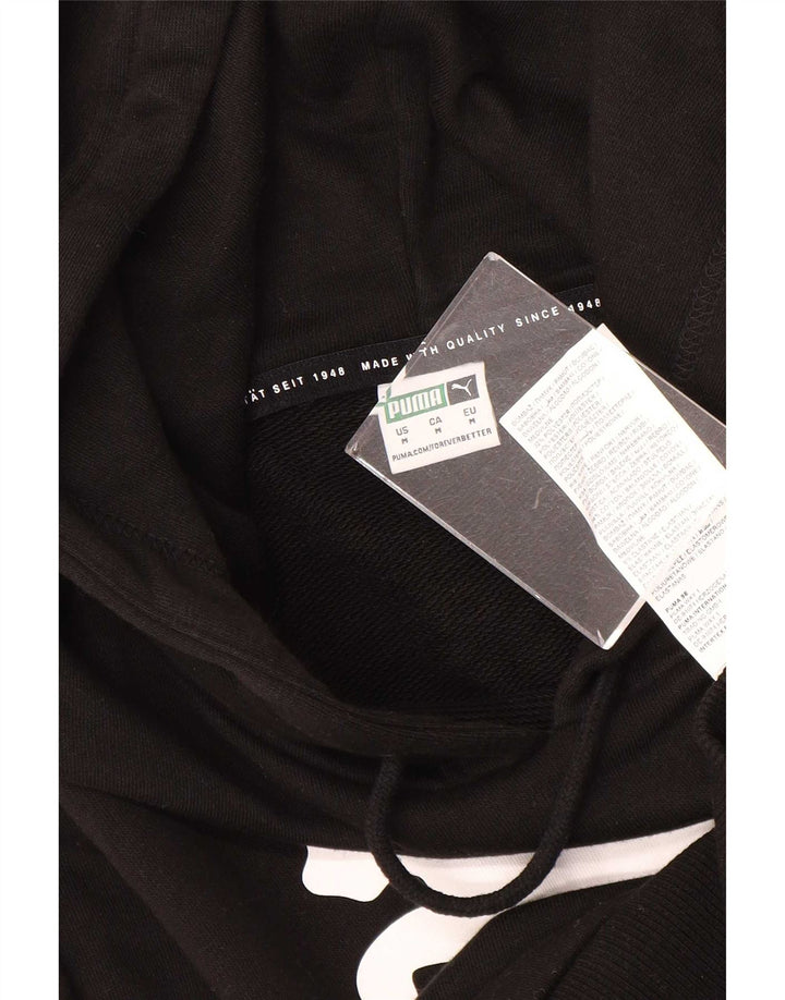 Puma Pull à Capuche Graphique Homme Noir Moyen Coton