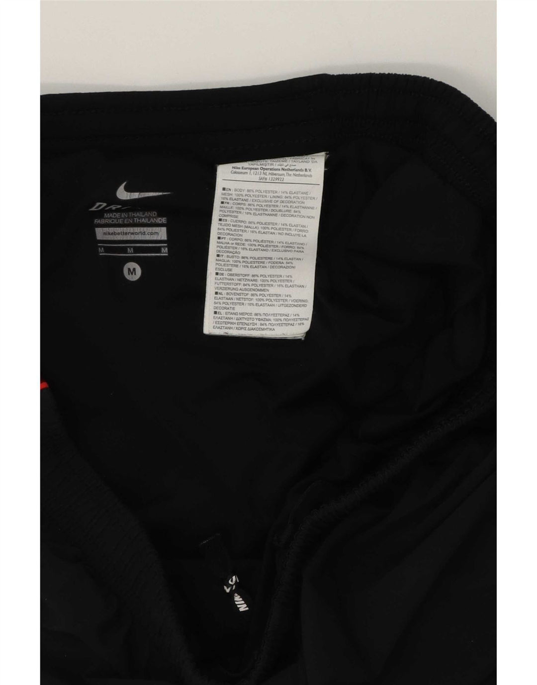 Nike Short de sport Dri Fit pour homme en polyester color block noir moyen