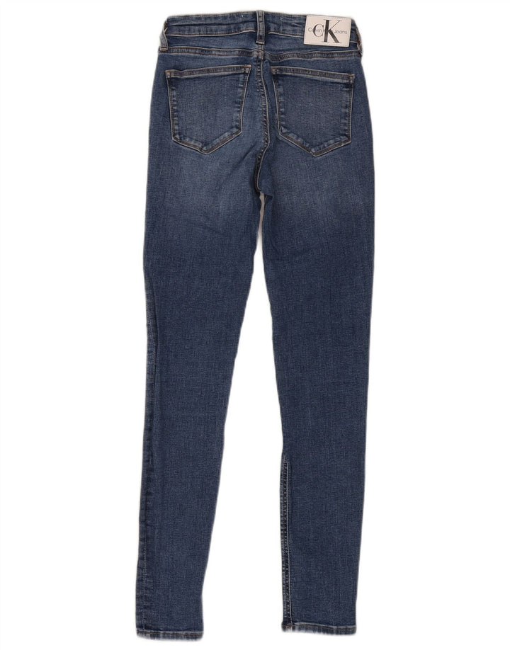 Calvin Klein Jean Skinny Femme W25 L30 Bleu