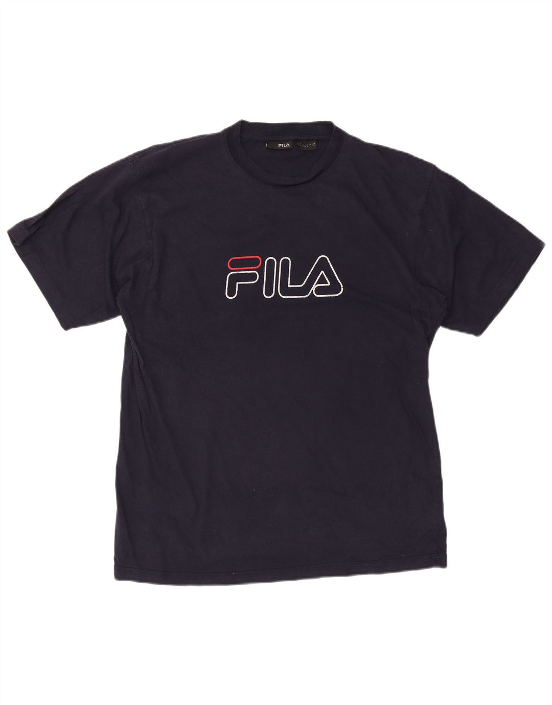 Fila T-Shirt Graphique Homme Bleu Marine Large