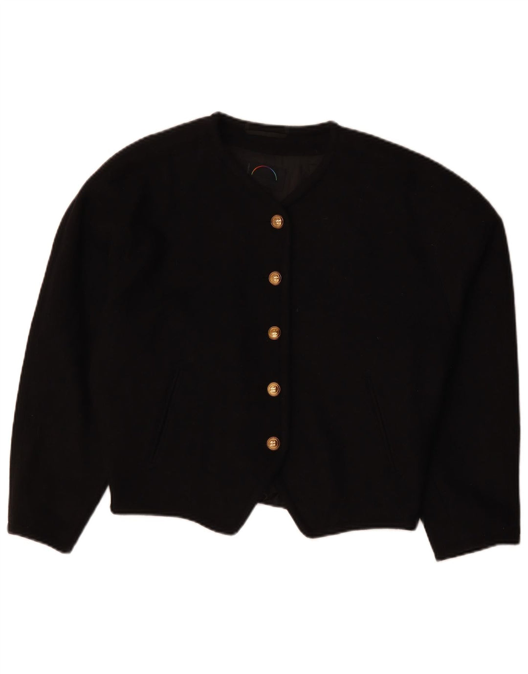 BOGNER Veste blazer courte à 5 boutons pour femme UK 18 XL Noir