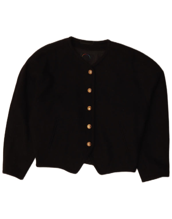 BOGNER Veste blazer courte à 5 boutons pour femme UK 18 XL Noir