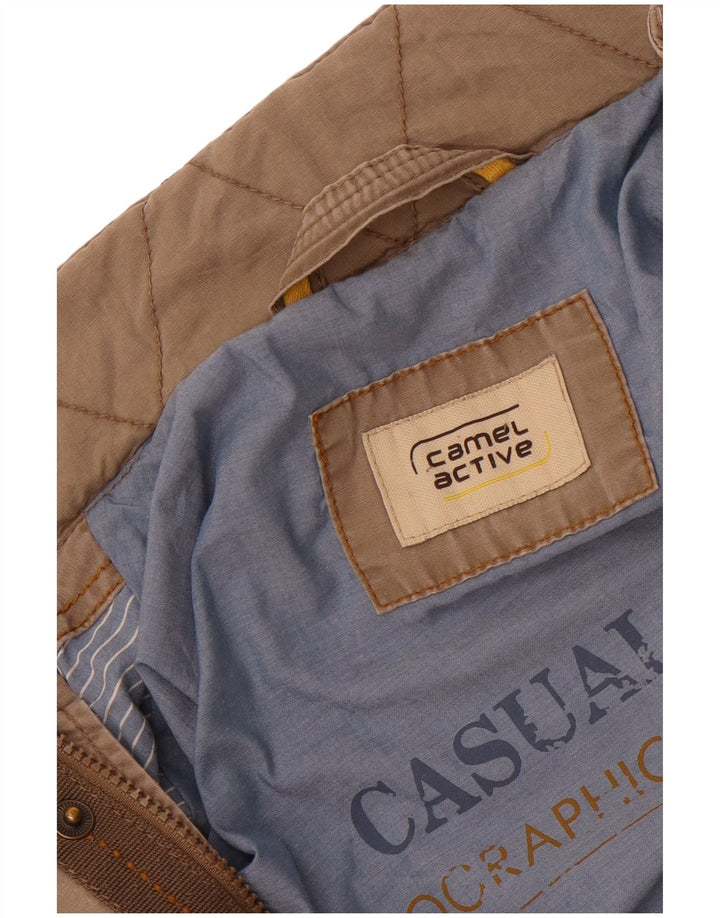 Camel Active Veste utilitaire pour homme UK 40 Large Beige Colourblock