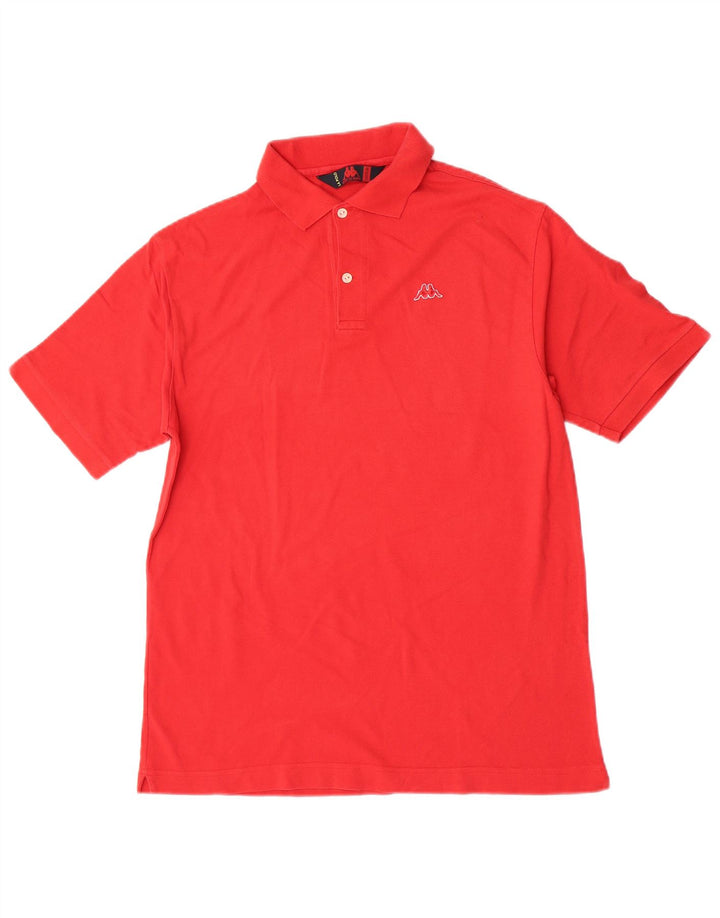 Kappa Polo Homme Rouge Moyen Coton