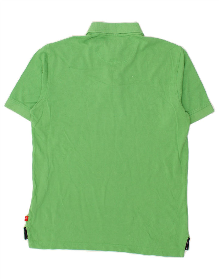 IZOD Mens Polo Shirt Small Green Cotton Vintage Izod and Second-Hand Izod from Messina Hembry 