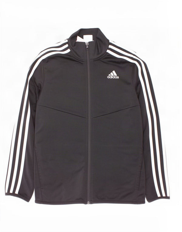 Veste de survêtement Adidas Garçon 11-12 ans Noir Polyester