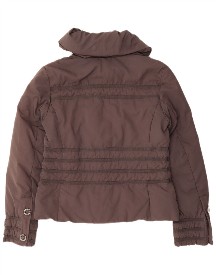 Canadiens Veste matelassée pour femmes UK 14 Polyester gris moyen