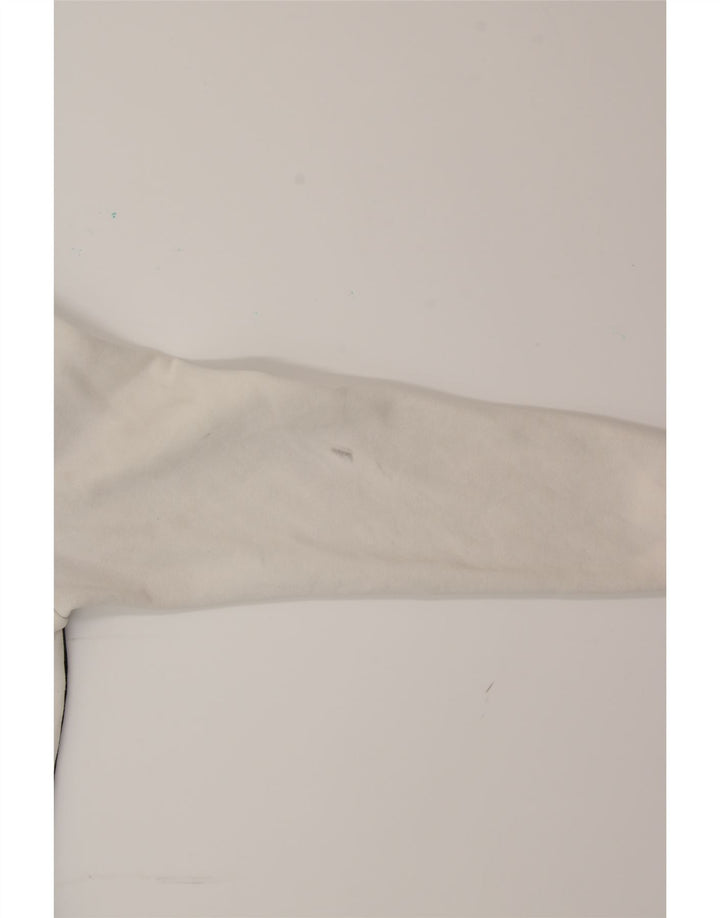 NIKE Sweat-shirt graphique pour hommes en coton color block petit blanc