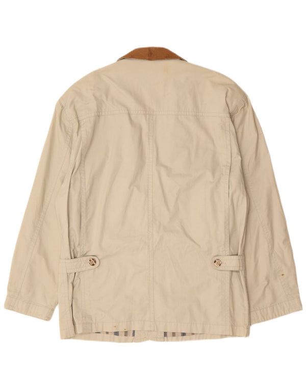 veste utilitaire homme vintage UK 40 Grand coton beige