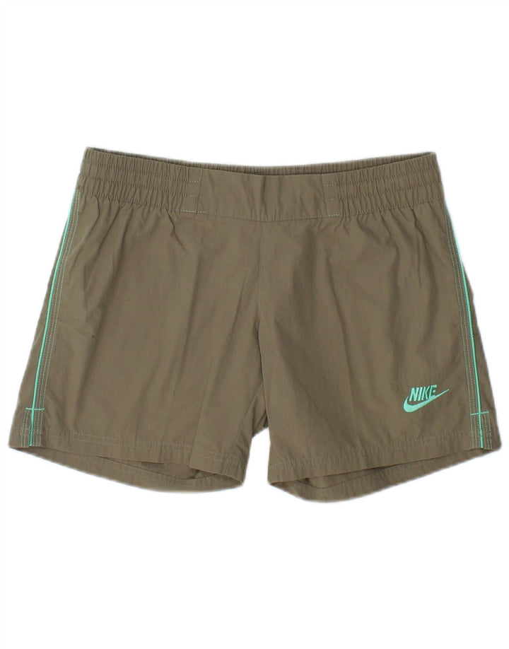 Nike Short décontracté pour garçon 12-13 ans Large W28 Kaki Polyester
