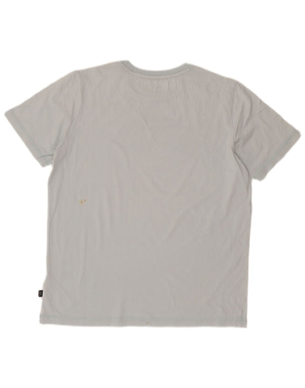 Puma T-Shirt Graphique Homme Bleu Moyen Coton