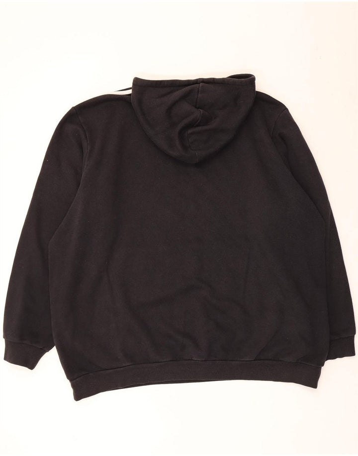 Adidas Pull à capuche pour homme 2XL en coton noir