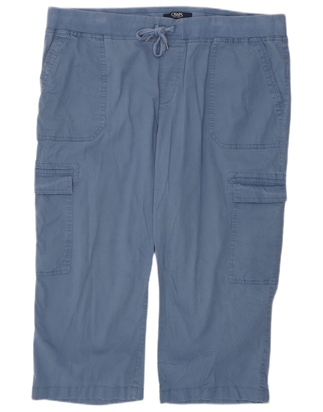 Chaps Pantalon de Survêtement Capri Femme UK 18 XL Bleu Coton