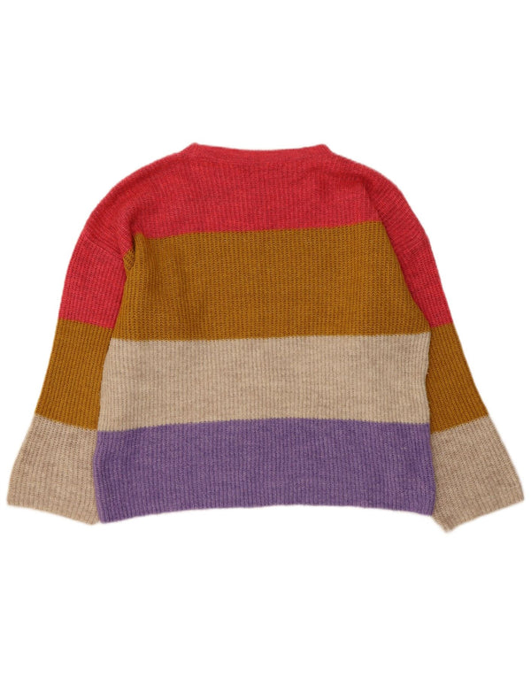 Marks & Spencer Pull col bateau pour femme UK 14 Medium Multicolore