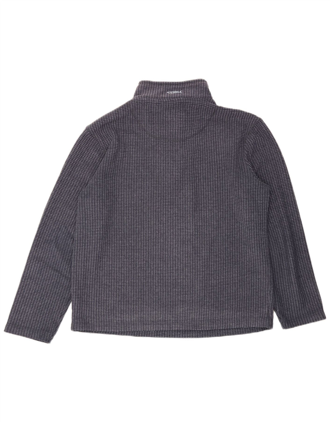 Weird Fish Pull polaire à col zippé pour homme Grand bleu marine Polyester