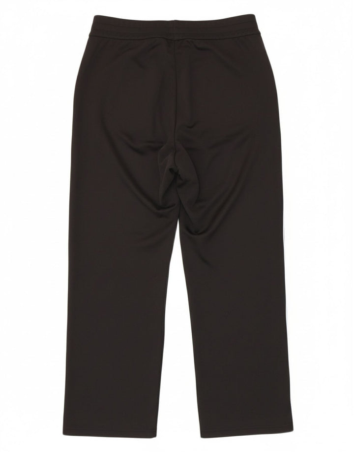 REEBOK Womens Graphic Tracksuit Trousers UK 14 Medium  Black Polyester
