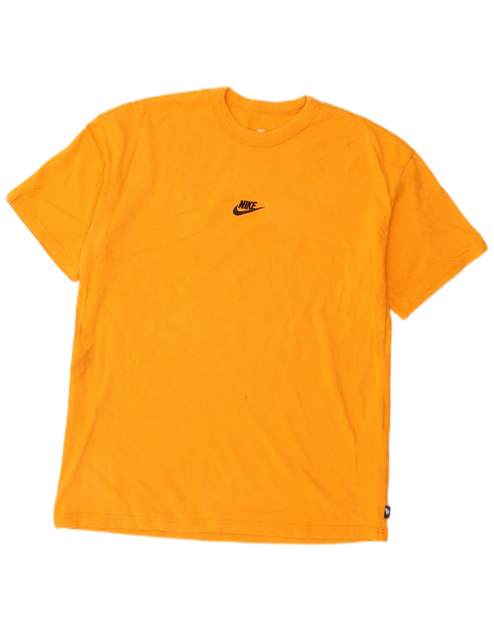 Nike T-shirt coupe ample en coton orange moyen pour homme