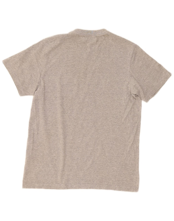 Adidas T-Shirt Graphique Homme Gris Moyen Coton