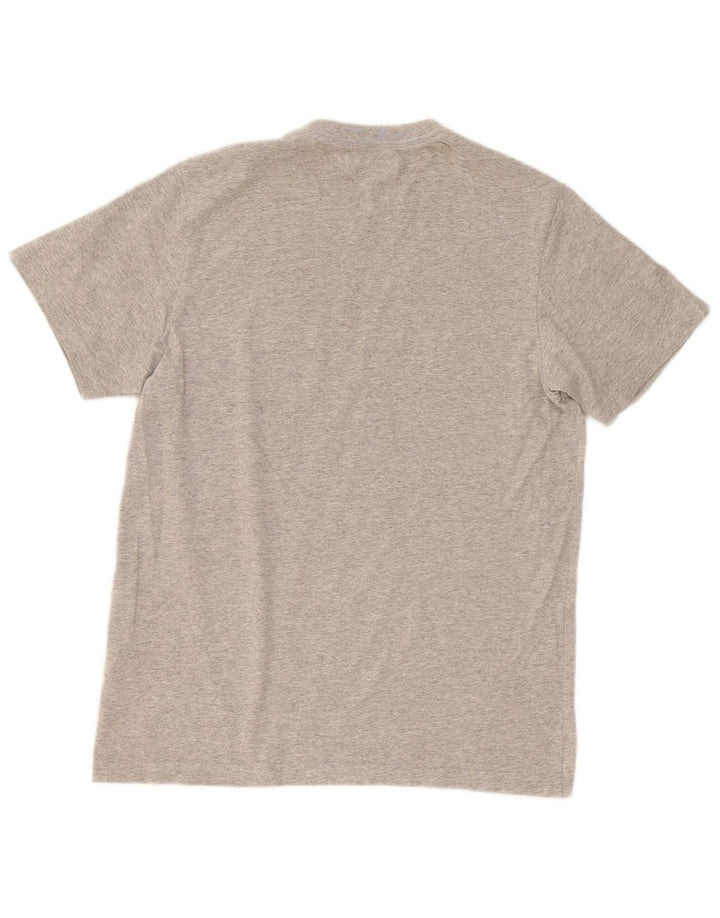 Adidas T-Shirt Graphique Homme Gris Moyen Coton