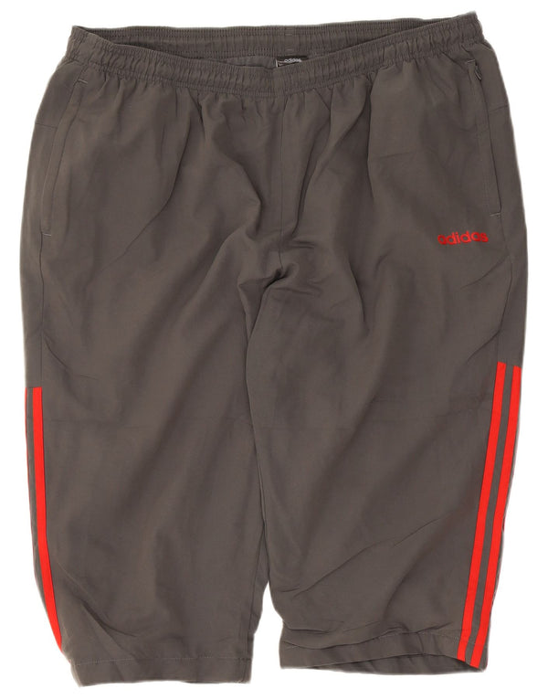 Adidas Mens Sport Shorts 2XL Grey Polyester