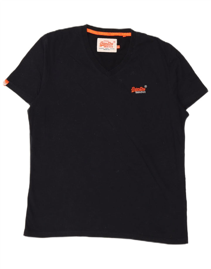 SUPERDRY T-Shirt Homme Top 2XL Noir