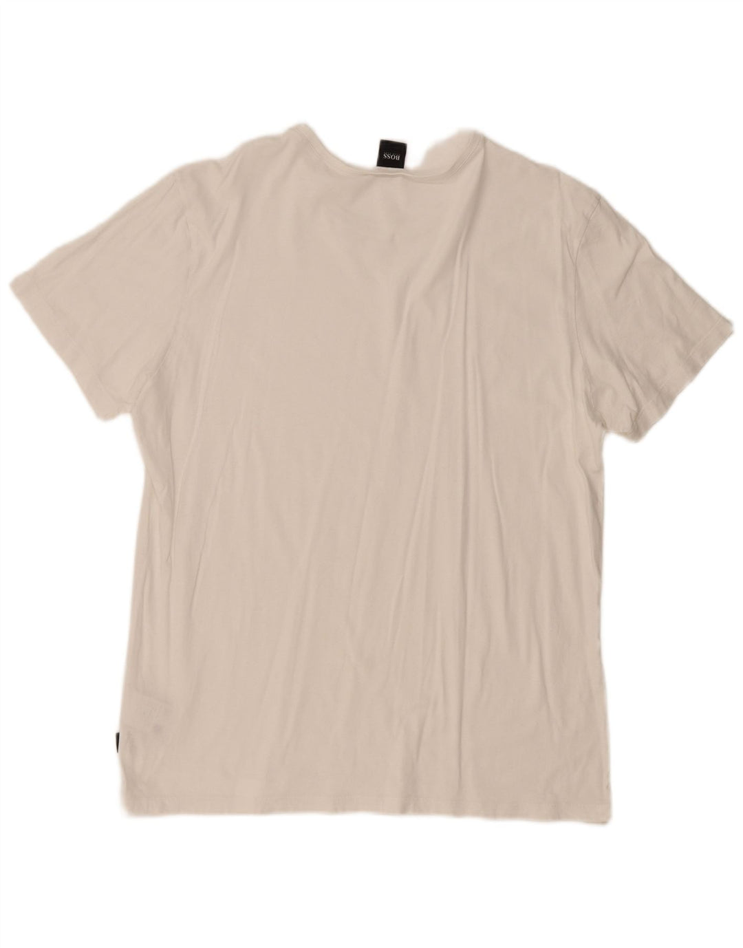 HUGO BOSS Homme T-Shirt Top XL Blanc Coton