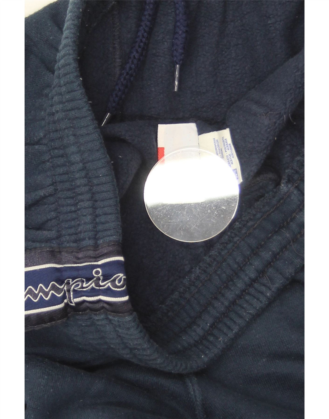 Champion Survêtement complet graphique pour homme en coton bleu marine Taille L