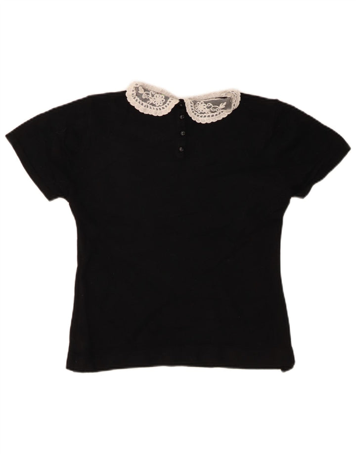 Marks & Spencer Chemisier court pour femme UK 12 Noir moyen