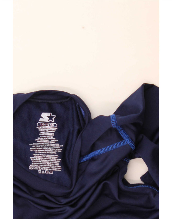 Starter Garçon Haut Manches Longues 10-11 ans Grand Bleu Marine Polyester