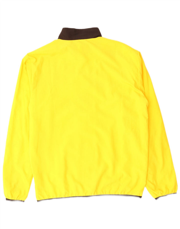 Puma Veste de Survêtement Homme Jaune Moyen Polyester Colorblock