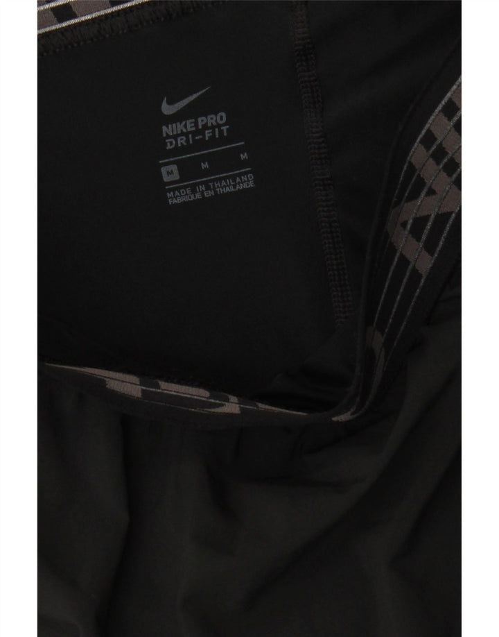 Nike Short de sport graphique pour femme UK 14 Noir moyen