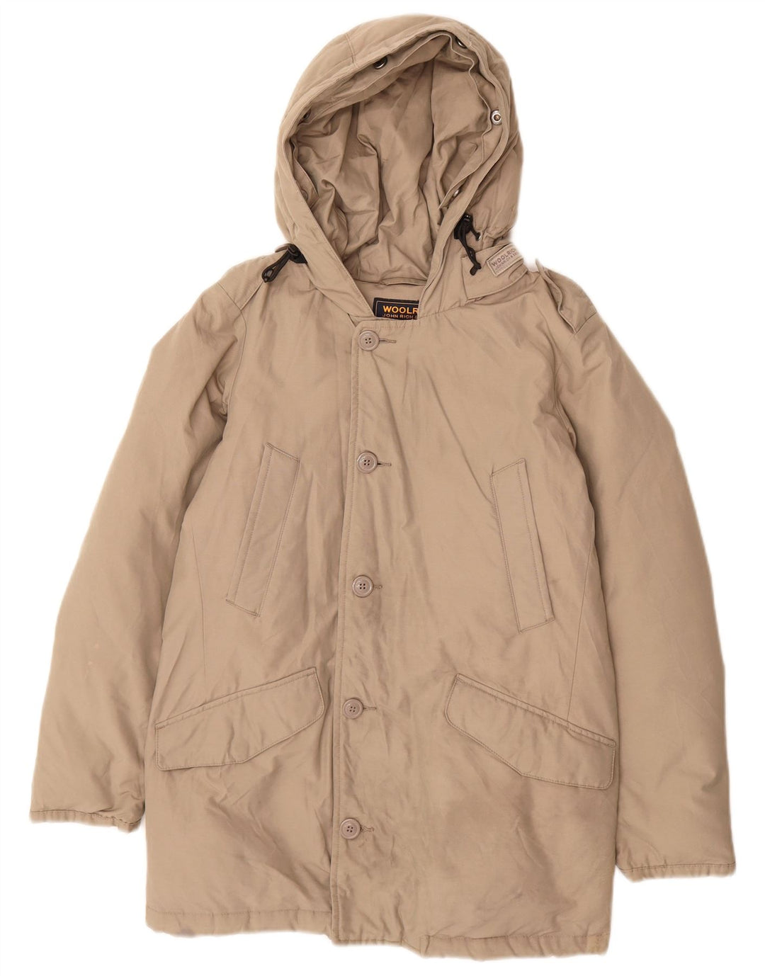 Woolrich Veste matelassée à capuche pour garçon 9-10 ans Gris Nylon