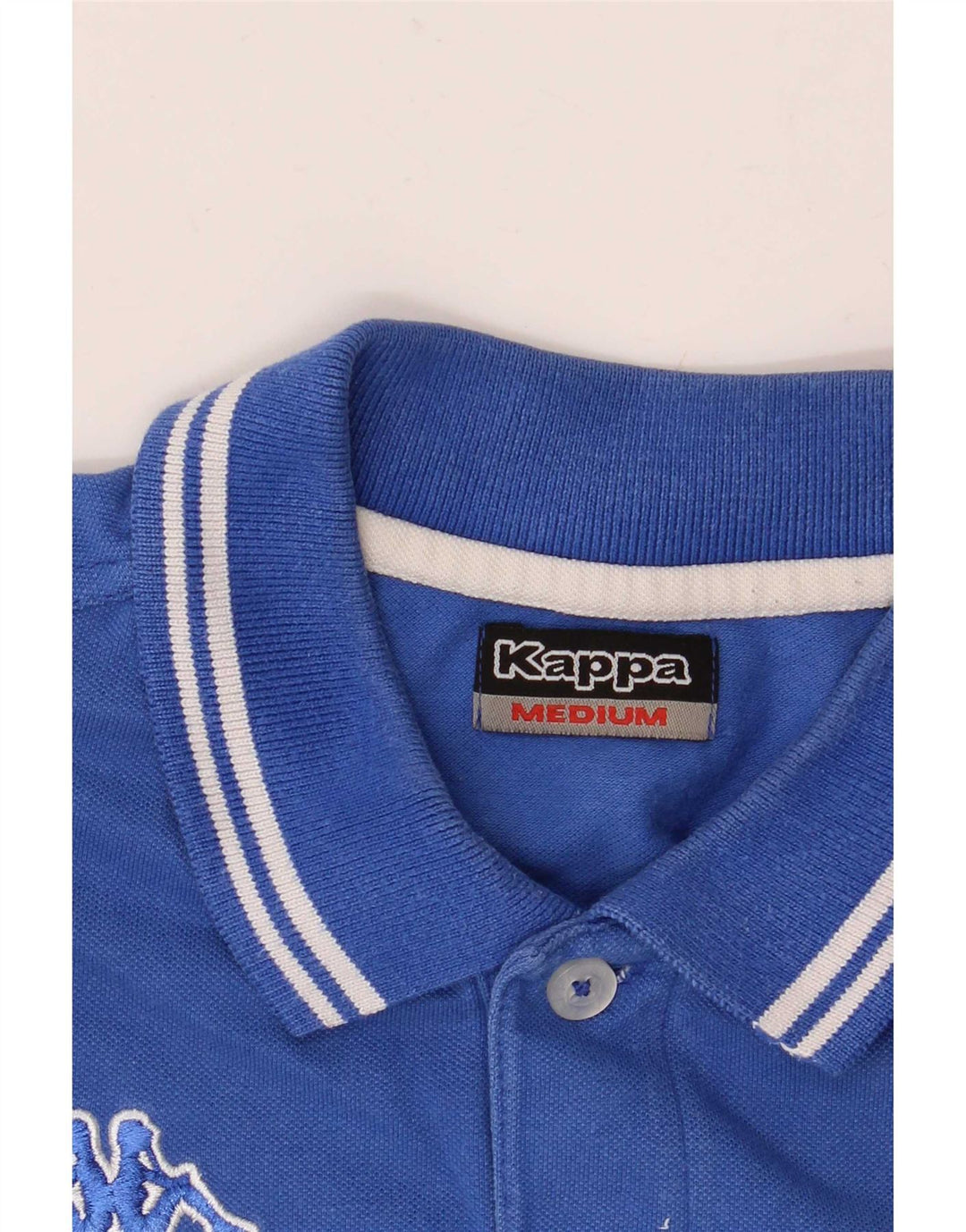 Kappa Polo Homme Bleu Moyen Rayé