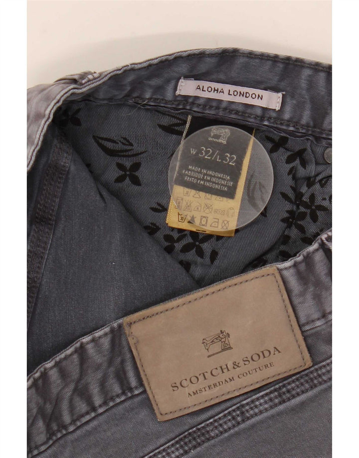 Scotch & Soda Jean Slim Homme W32 L32 Gris Coton