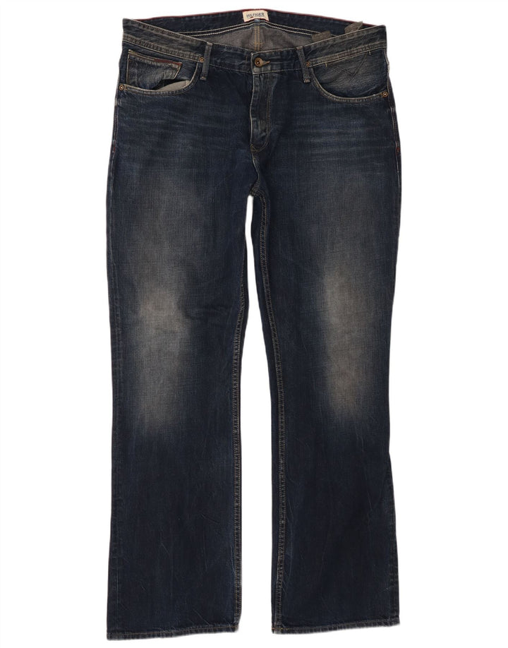 Tommy Hilfiger Jean Bootcut Homme W38 L34 Bleu Marine Coton