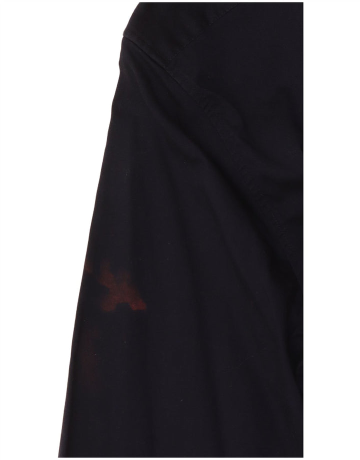 Calvin Klein Chemise ajustée pour homme Taille 39 15 1/2 Coton bleu marine moyen