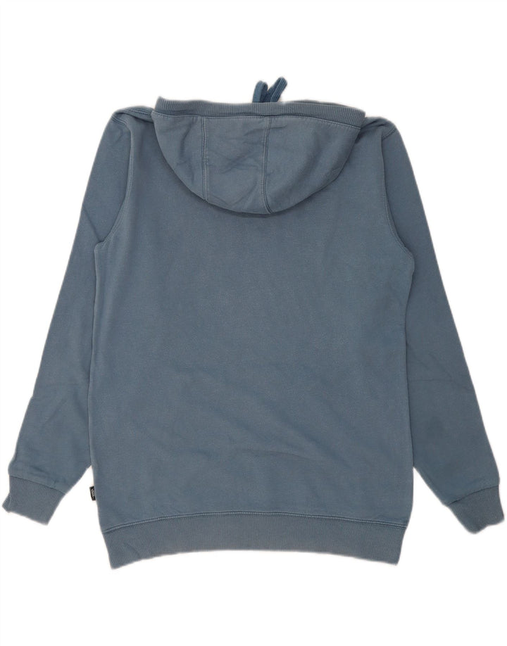 VANS Mens Graphic Hoodie Jumper Small Blue