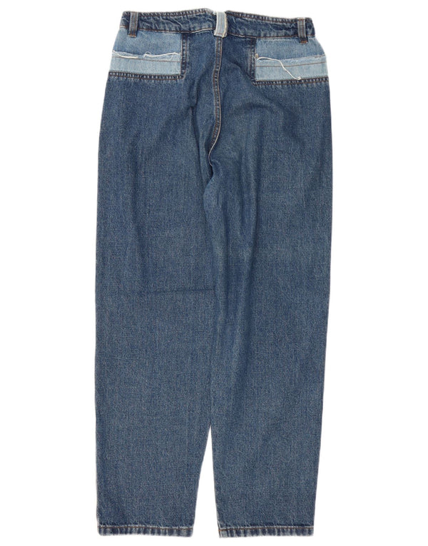 Zara Jean ample taille haute pour femme EU 36 XS W26 L27 Bleu