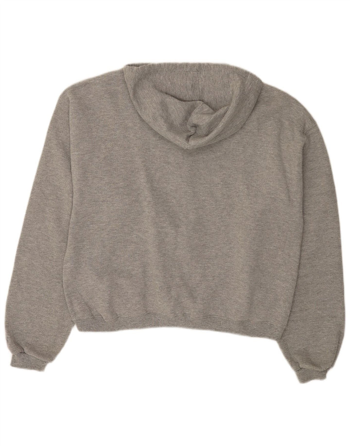 RUSSELL ATHLETIC Pull à capuche zippé pour femme UK 16 Grand Gris Moucheté