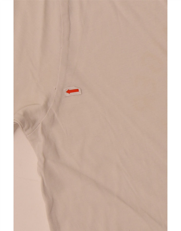 Tommy Hilfiger T-Shirt Graphique Homme Blanc Moyen Coton
