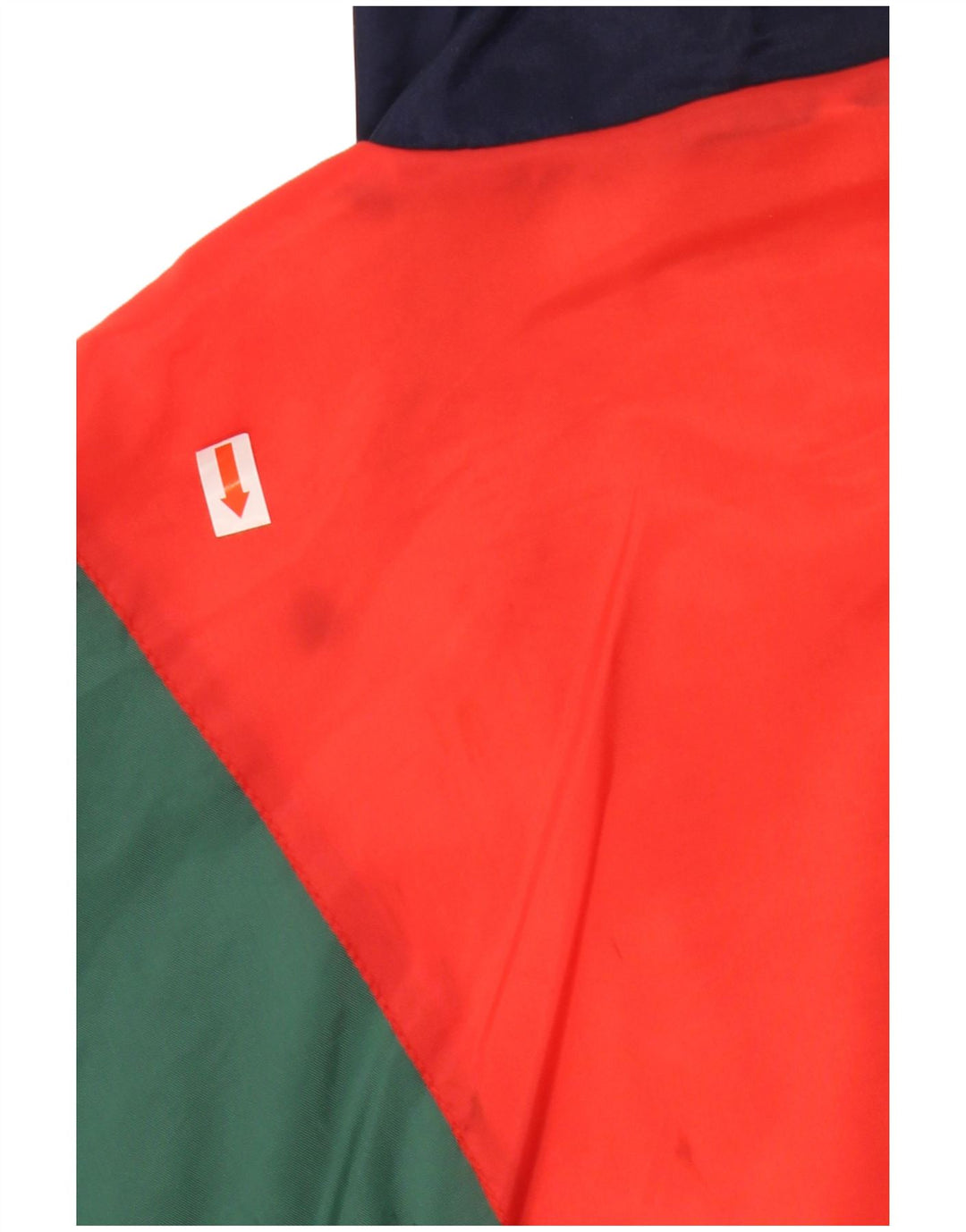 VINTAGE Veste de survêtement pour homme Large Multicolore Colourblock