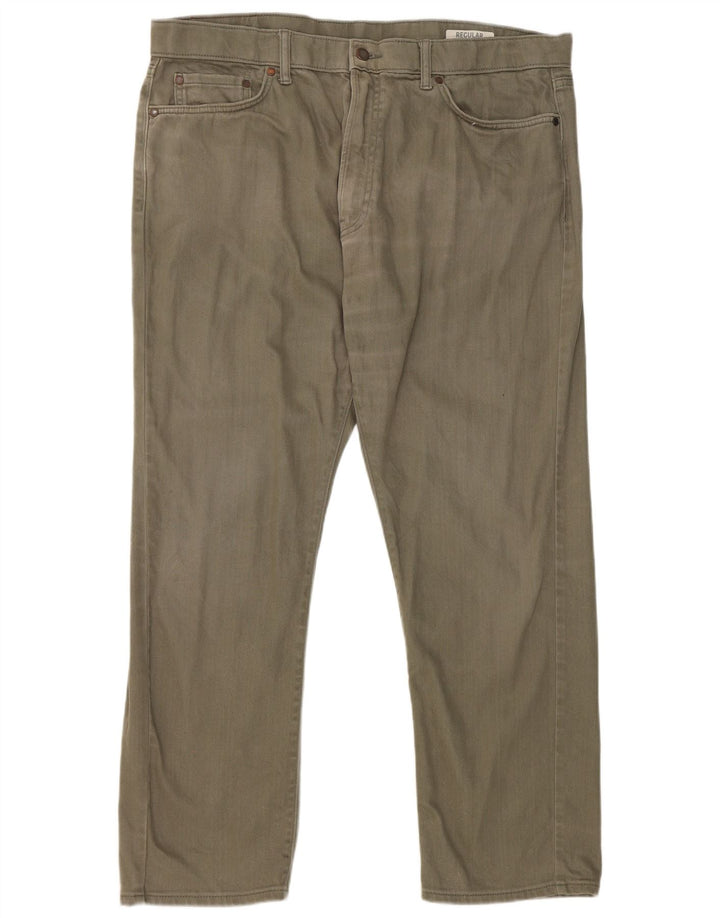 Marks & Spencer Jean droit régulier femme W38 L29 coton vert