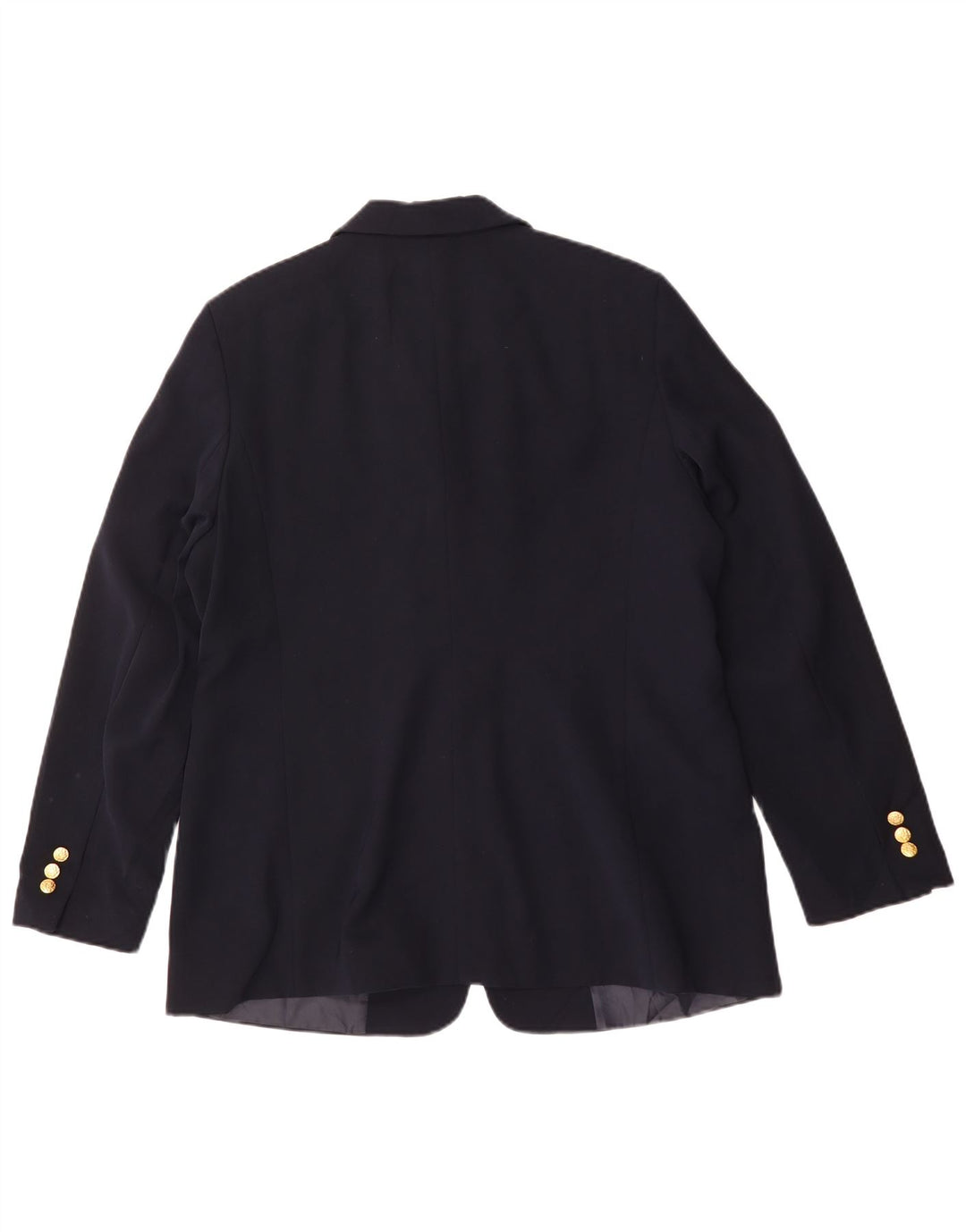 L.L.Bean Veste blazer coupe régulière pour femme US 14 XL Bleu marine Polyester