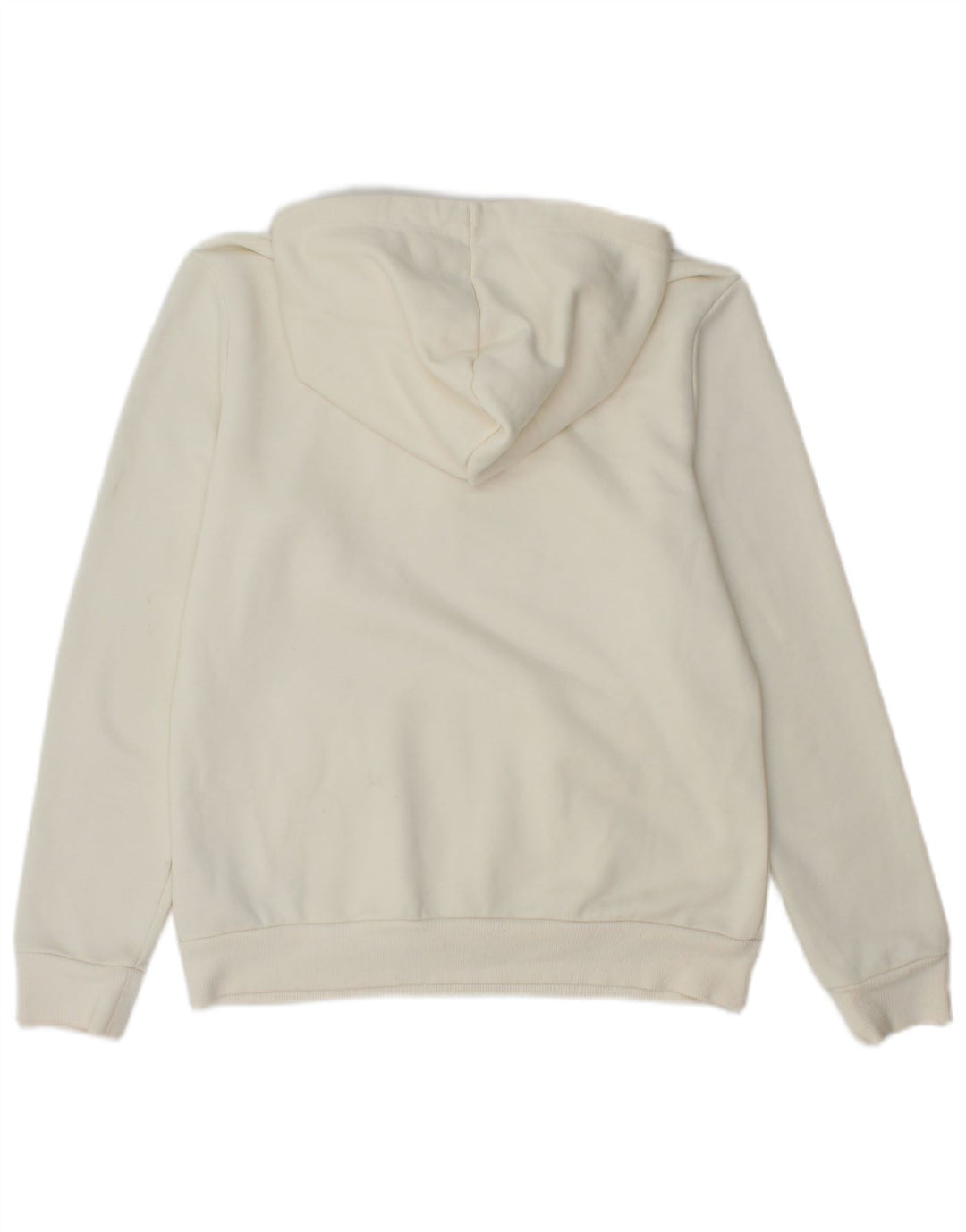 Puma Pull à capuche pour femme UK 14 Medium Blanc Coton