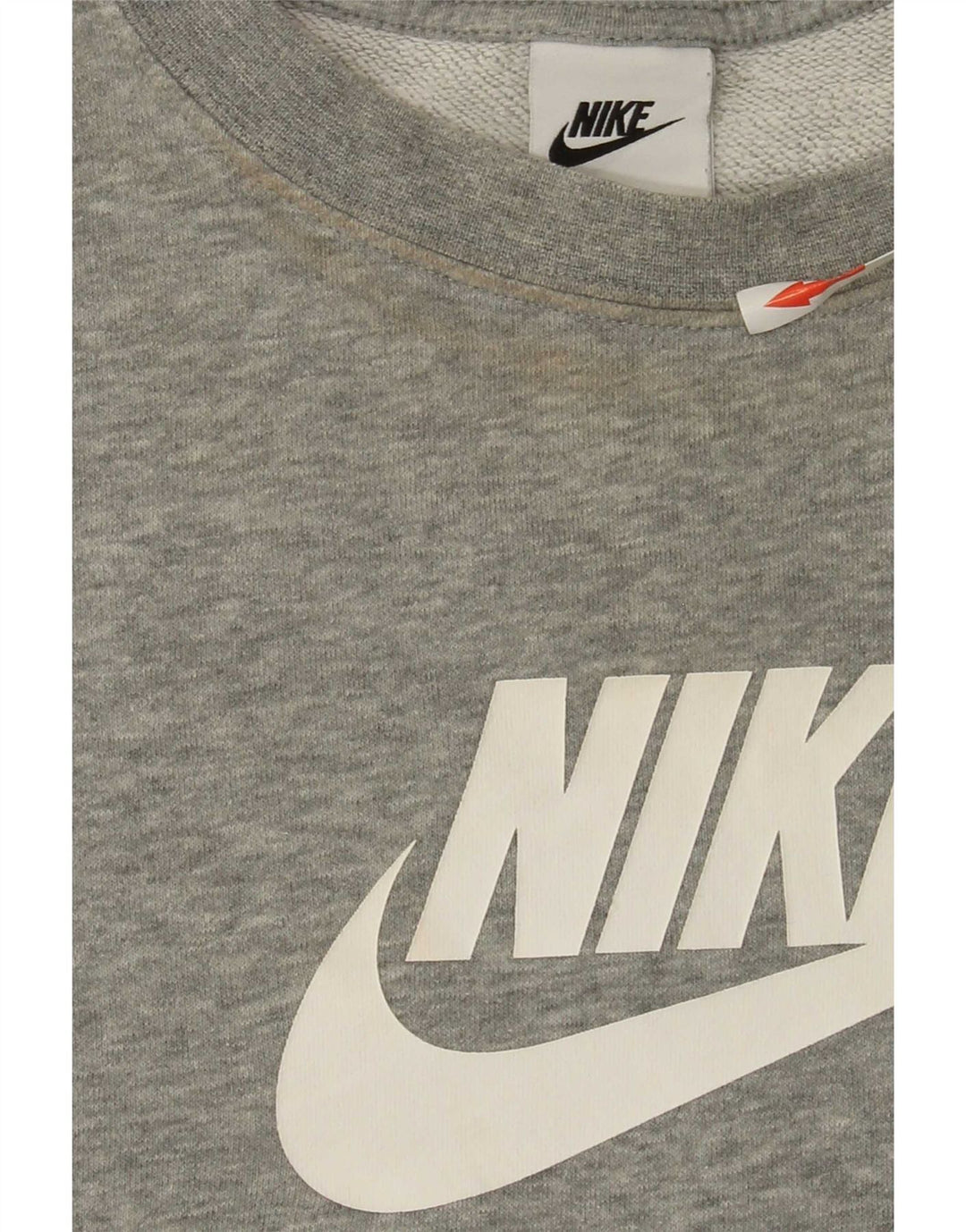 Nike Sweat-shirt surdimensionné graphique pour femme UK 18 XL Gris moucheté
