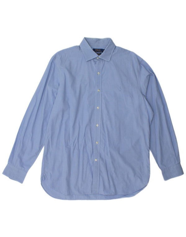 Polo Ralph Lauren Chemise facile d’entretien pour hommes Taille 17 43 XL Coton bleu