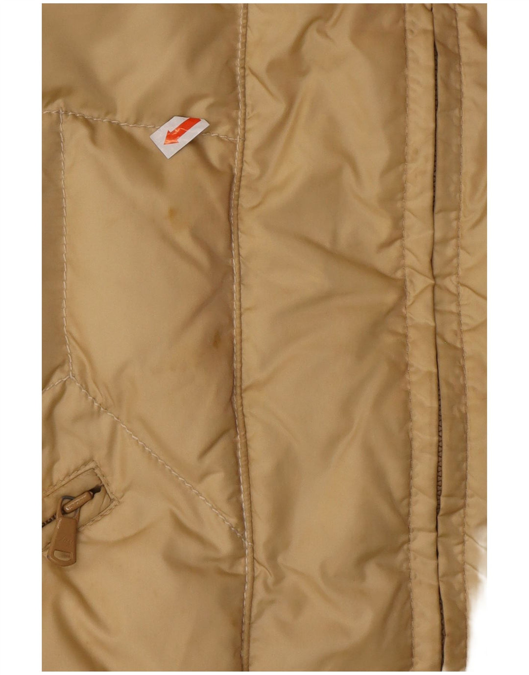 FAY Womens Padded Coat UK 14 Medium Beige Polyamide