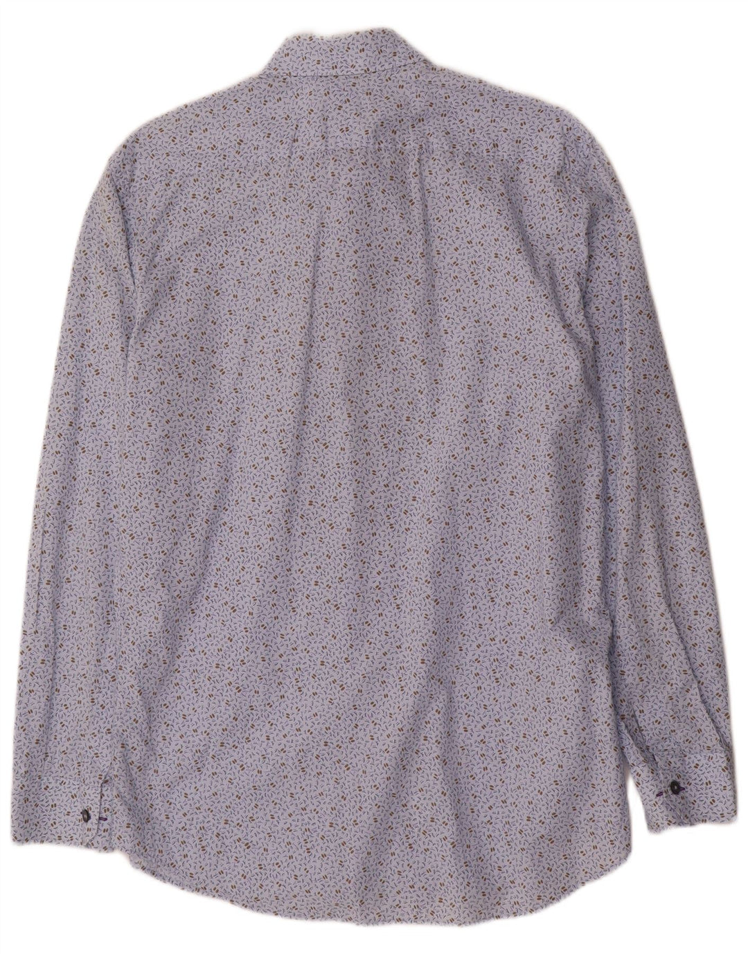Paul Smith Chemise slim à motif abstrait pour homme Taille 43 17 Bleu moyen