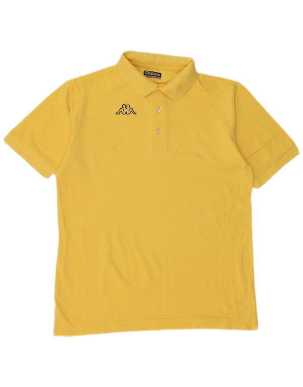 KAPPA Mens Polo Shirt Medium Yellow